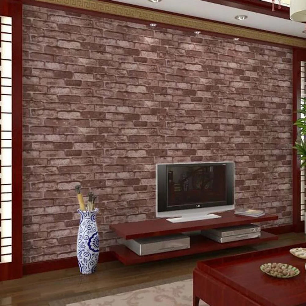 3D самоклеющиеся обои DIY стикер на стену натуральный кирпич Защита окружающей