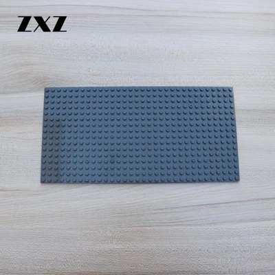 Dark Grey 10 цветов двухсторонние 16*32 точки DIY строительное основание для блоков совместимый с лего фигурки для детских игрушек 5 шт./партия - Цвет: Dark Grey