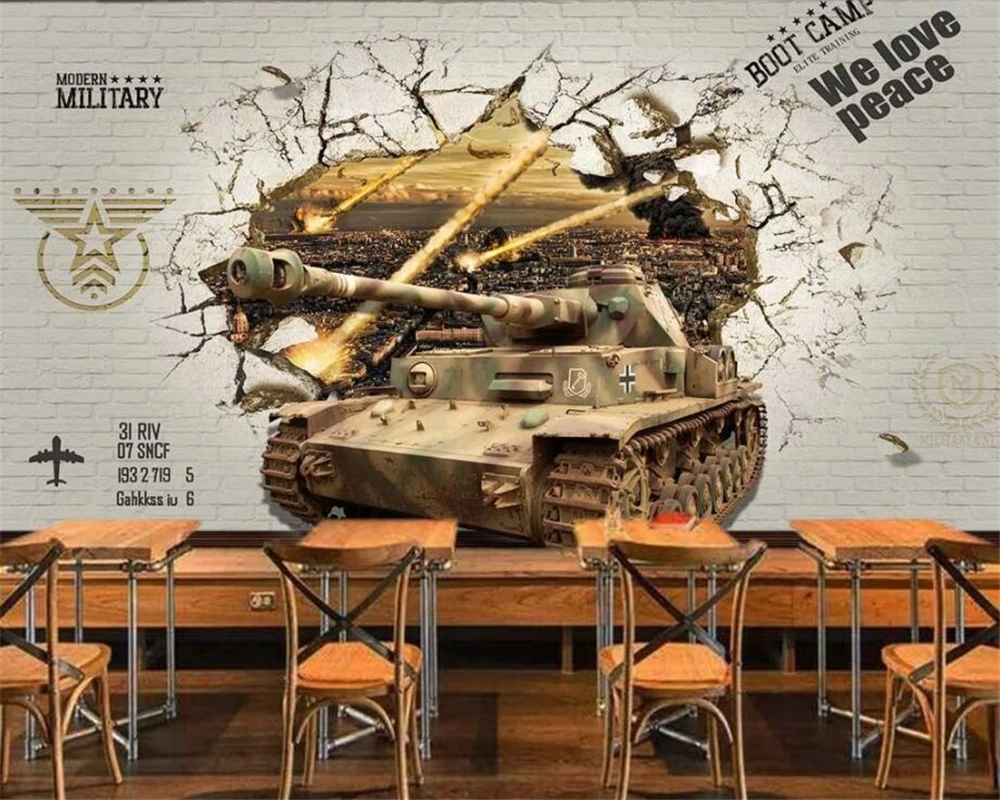 Пользовательские обои Beibehang в европейском и американском стиле ретро для