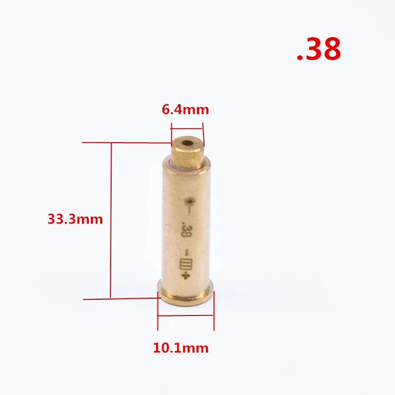 Новинка красный точечный Лазер латунь медь boresight CAL 7 мм 38 303 30 12GA 8X57JRS 223 картридж