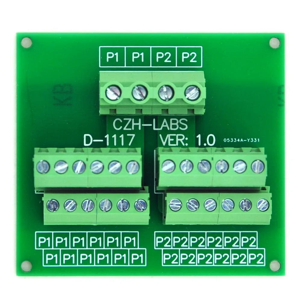 Панель крепление 12 позиции Мощность распределения зарядная Модульная плата. |