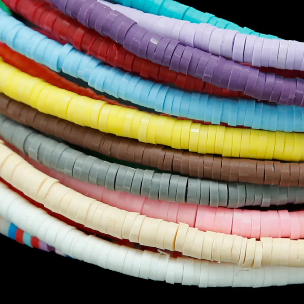 Полимерная глина дисковые разделительные кусочки для ожерелья браслета