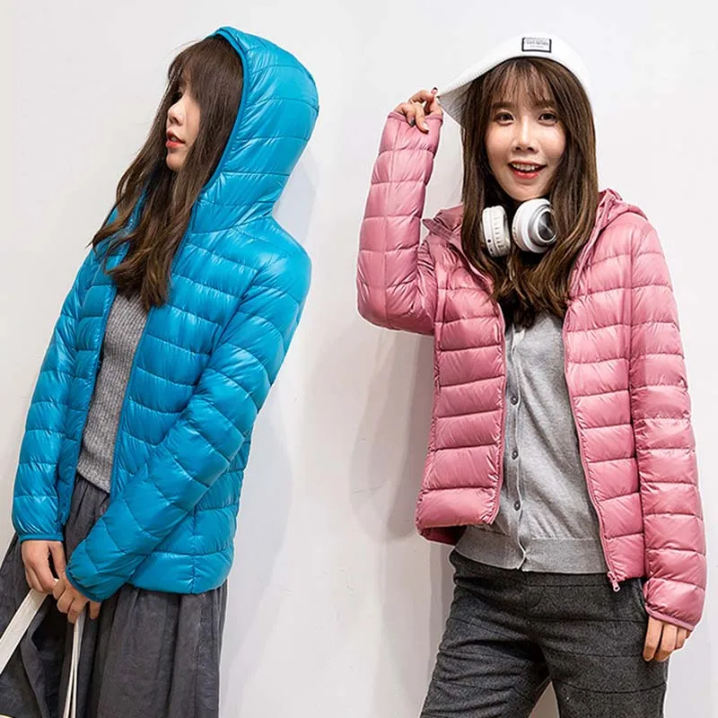 Женский зимний пуховик легкий Хлопковый жакет женский короткий Модный с