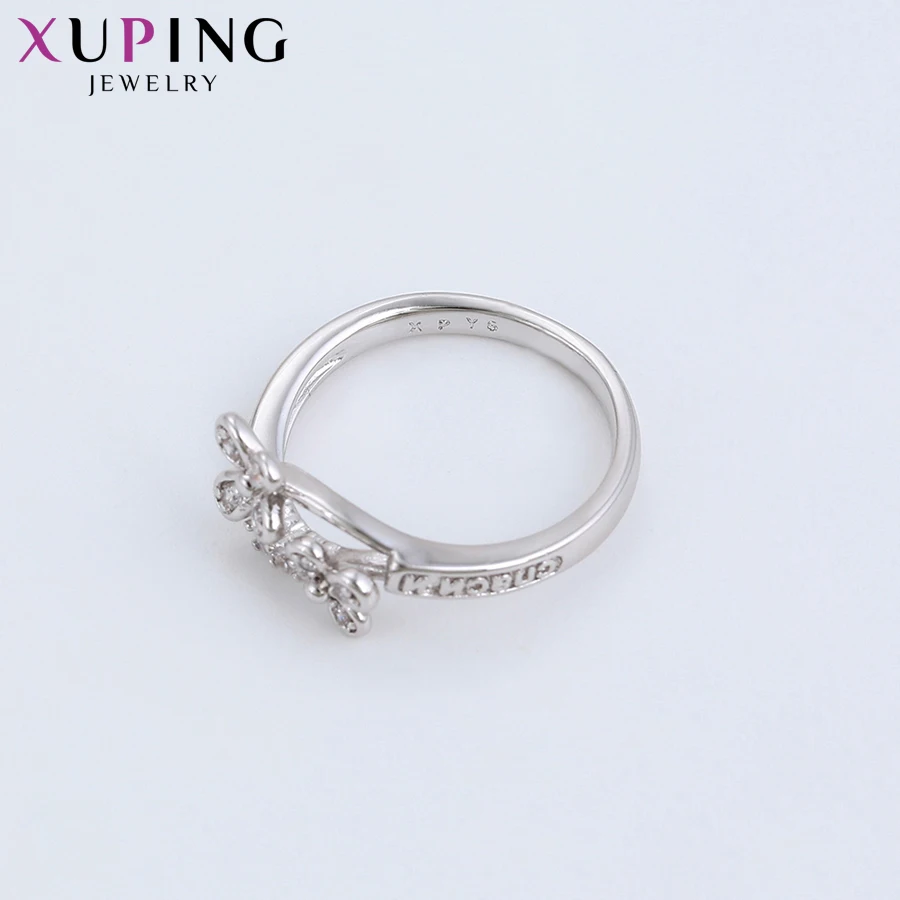 Женские кольца с цветком Xuping бижутерия искусственным фианитом роскошный