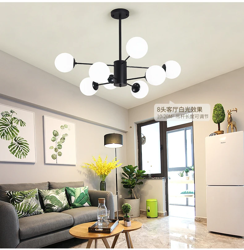 Винтажный волшебный подвесной светильник стильный шар промышленный Лофт