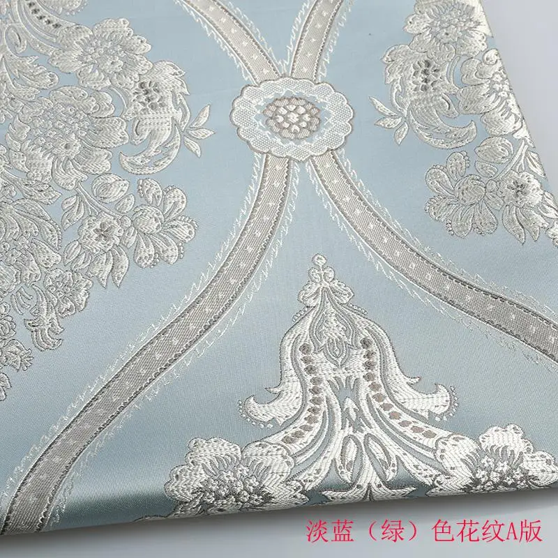 1 meter High Quality Jacquard Fabric For Sofa Cloth Curtain Cushion Chair Table Seat Floral Flower Upholstery Material Tissus - Color: 12