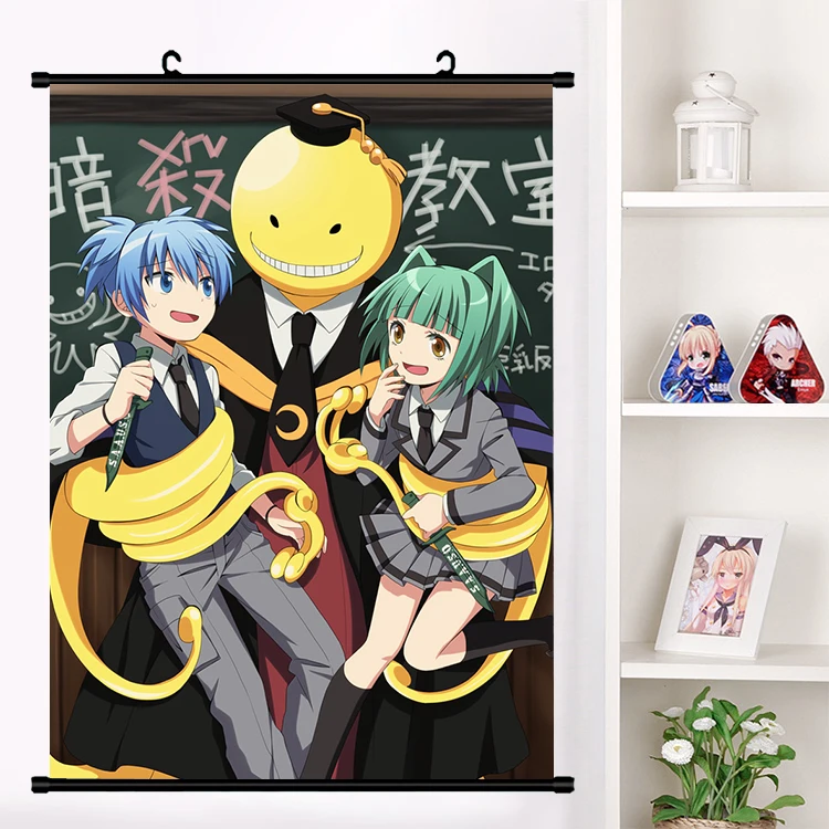 Аниме Черный Рок Korosensei Shiota Nagisa аниме настенные картины подвесные плакаты отаку