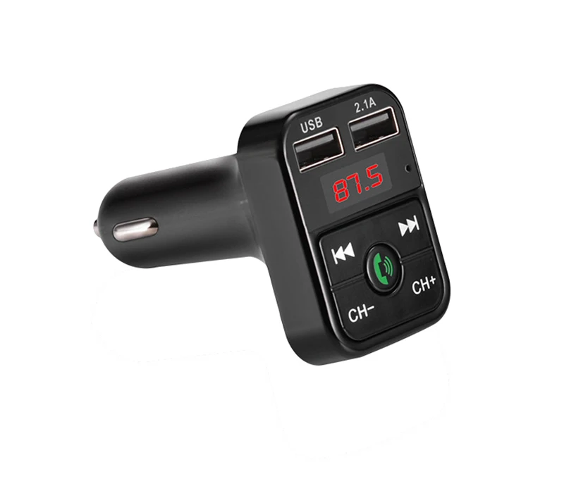 Bluetooth автомобильный набор, свободные руки, FM передатчик Hands Free стайлинга автомобилей MP3 музыкальный проигрыватель TF флеш Музыка 5V 2.1A USB Зарядное устройство 12 V-24 V FM модулятор