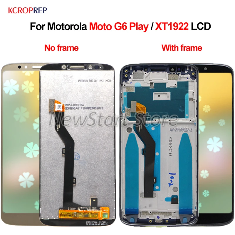 ЖК-дисплей с сенсорным экраном и дигитайзером в сборе для Moto G6 Play Motorola xt006 |