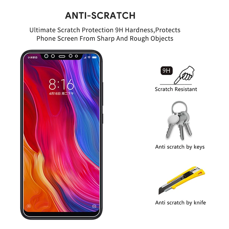 Закаленное стекло 2.5D для защиты экрана пленка Xiaomi Mi 11 Lite 11X Pro 11i 10i 10 10T F3 GT A4 M4 X3 с