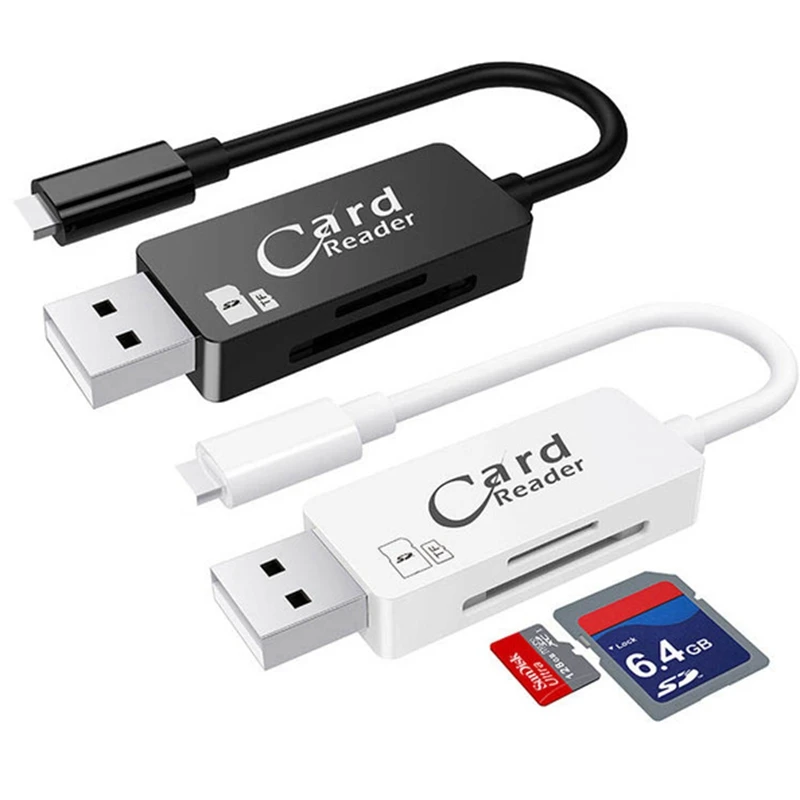 Устройство для чтения карт Micro SD и Kismo 2 в 1 устройство памяти USB Lightning адаптер