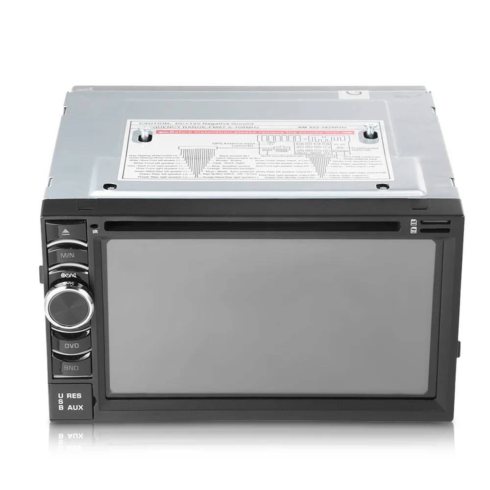 6116 г 2 Din Авторадио автомобильный мультимедийный CD DVD плеер с Bluetooth gps навигация 6 5