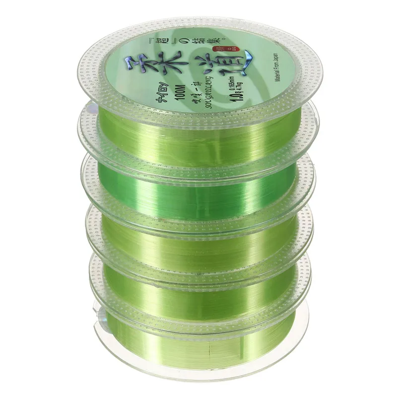 2016 Новейший Профессиональный Прочный Нейлон Прозрачный Фтороуглерод Зеленый 100