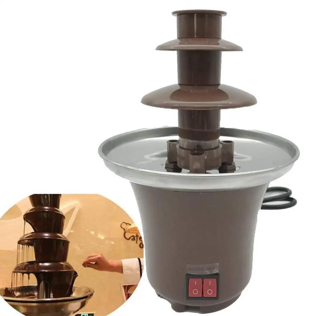 3-х уровневый мини Шоколад для подогрева шоколадный фонтан и т. д. дома бар