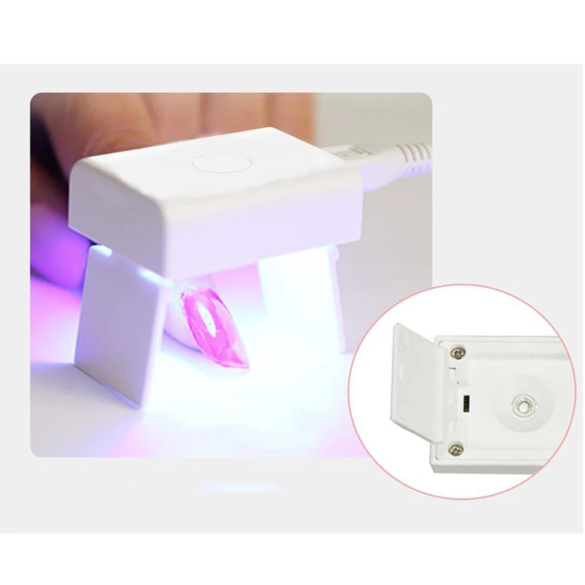 Мини лампа для ногтей USB портативная лампа для отверждения геля для ногтей, лампа для ногтей, машинка для дизайна ногтей, профессиональная маникюрная лампа для пальцев и ногтей