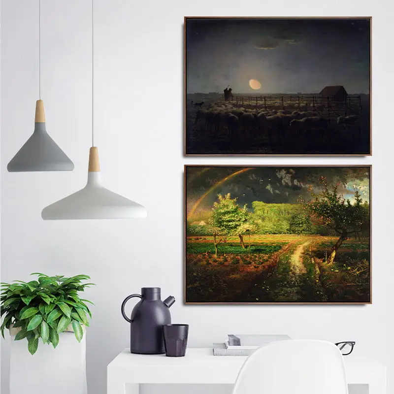 Украшение дома художественные настенные картины Фро гостиная холст с печатью