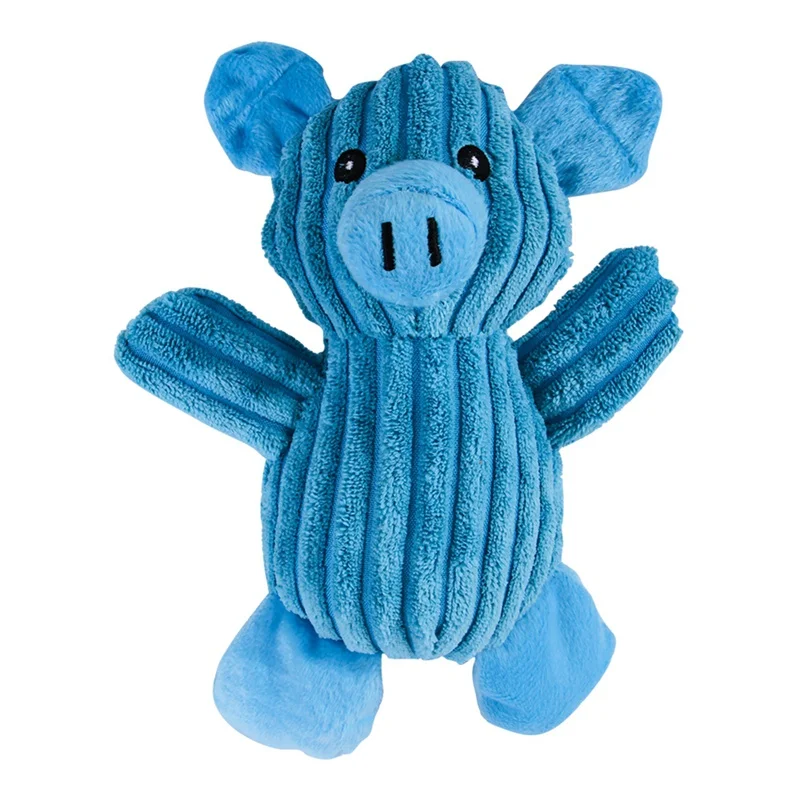 

1pc Plush Toy Dog Toys Bite Resistant Cleaning Teeth Dog Chew Puppy Toys Cartoon 9 Styles Animal Pet Toys For Dogs