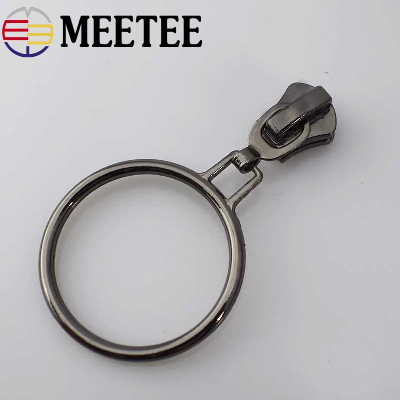 10 шт Meetee 5 # металлический бегунок уплотнительное кольцо молния съемник ремонт