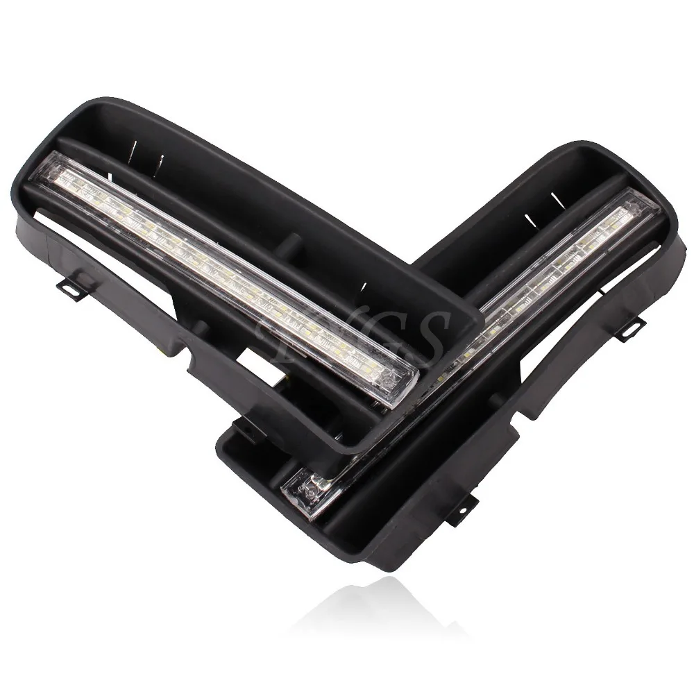 Автомобильные светодиодные дневные ходовые огни с решеткой 1 пара для VW Golf MK4