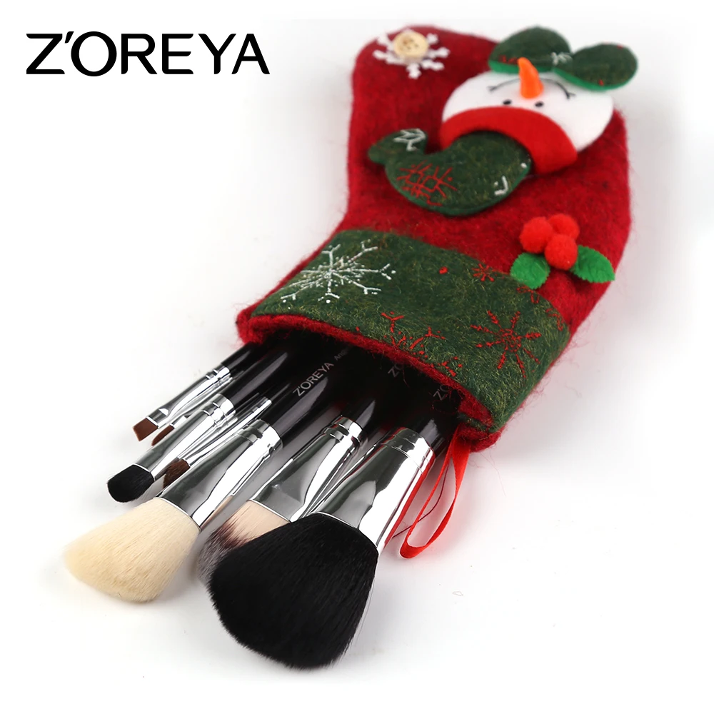 Zoreya 7 шт. набор кистей для макияжа Красочные Косметика Make Up Кисти Румяна Основа