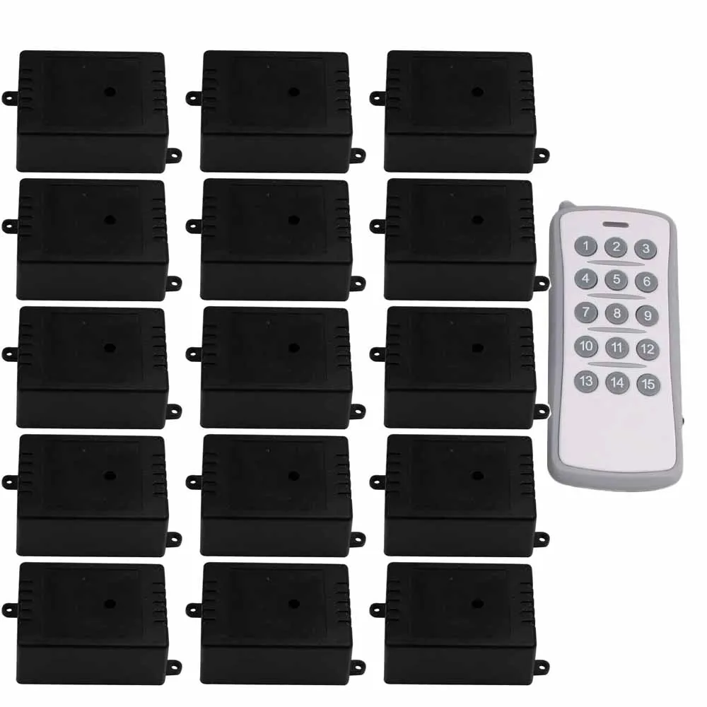 

433MHz 220V 1CH Self-locking Remote Control Electric Garage Door Light