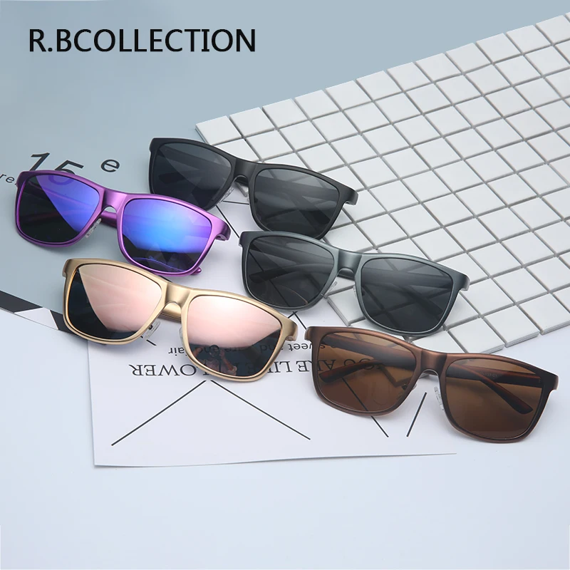 R. bcollection Для мужчин Солнцезащитные очки для женщин модные Алюминий магниевого