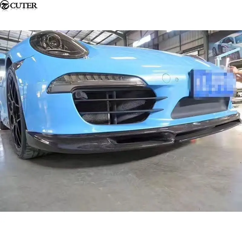 Углеродное волокно передний задний диффузор боковые юбки спойлер комплект