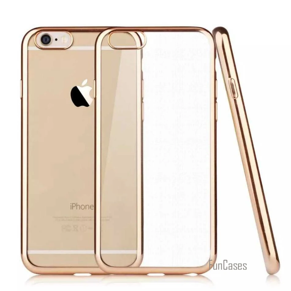 Ультратонкий кристально прозрачный чехол для Iphone 7 7Plus 6 6s Plus 5 5S SE капа Fundas мягкий