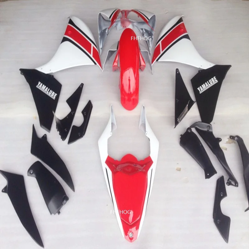 Лидер продаж красная обтекатель под давлением для Yamaha 2009 2010 2011 YZF-R1 YZFR1 09 10 11 Белый