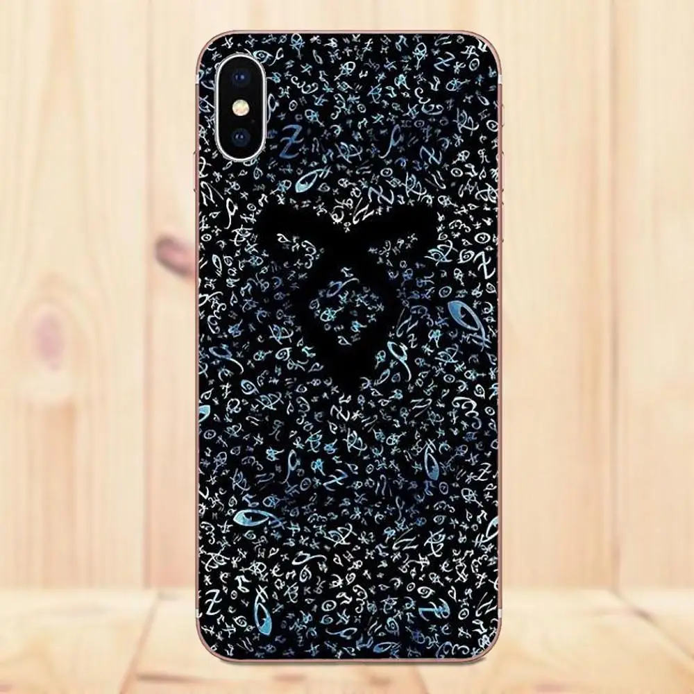 Maerknon ТПУ Роскошный Американский ТВ Shadowhunter Руны Для Galaxy Alpha Core Prime Note 4 5 8 S3 S4 S5 S6 S7 S8 S9