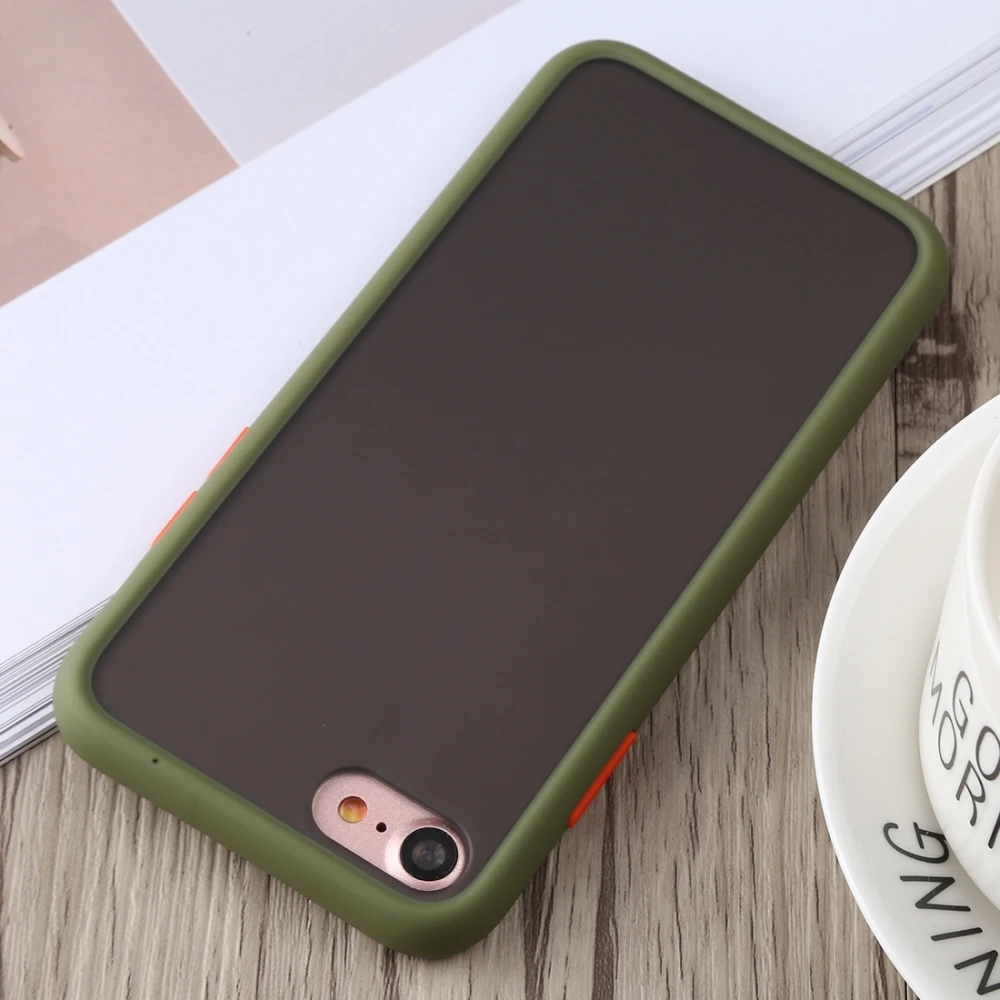 TOTU дизайн ударопрочный ТПУ + PC чехол для iPhone 8 8Plus 7 7Plus защитный мобильного
