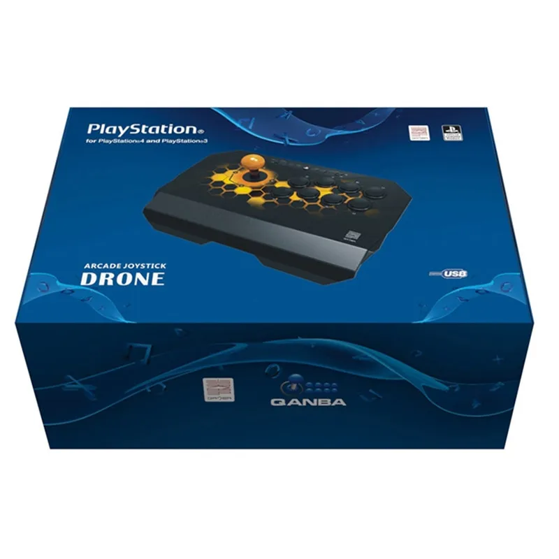 Qanba N2 PS4 01 Дрон джойстик для PlayStation 4/3/PC USB проводной геймпад подходит Windows Vista/Windows
