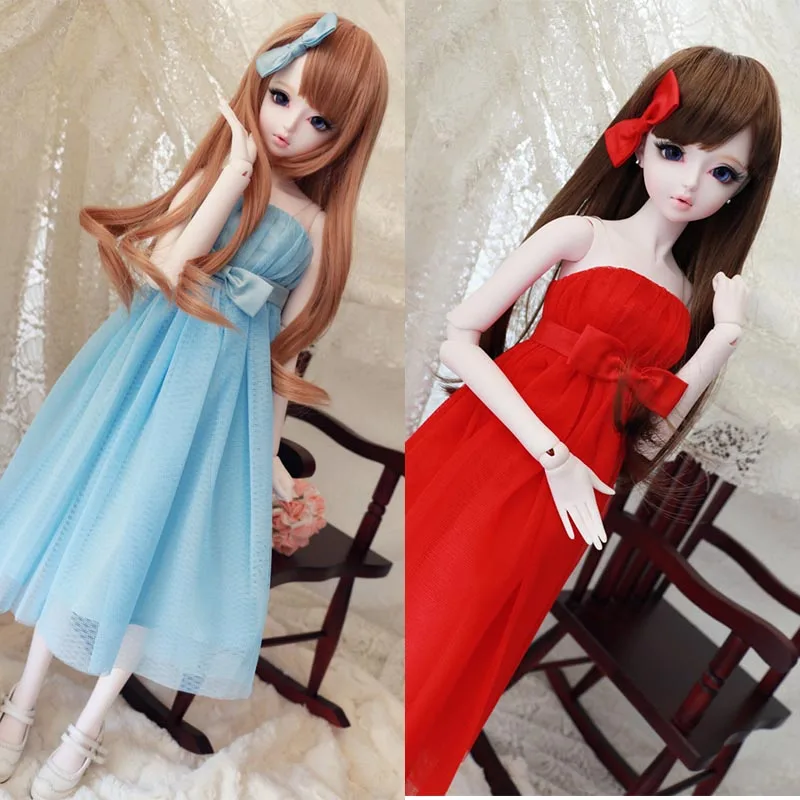 Горячая SD BJD кукла аксессуары модная красивая одежда платье 1/3 1/4 BJD платье