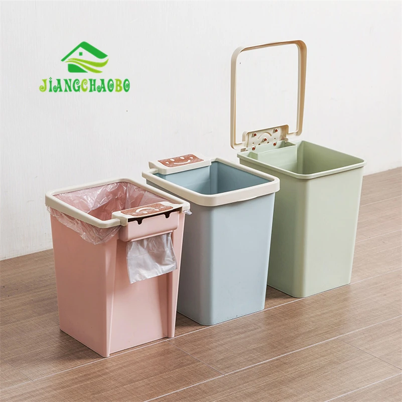 Квадратная корзина для мусора JiangChaoBo без крышки из пластиковой бумаги