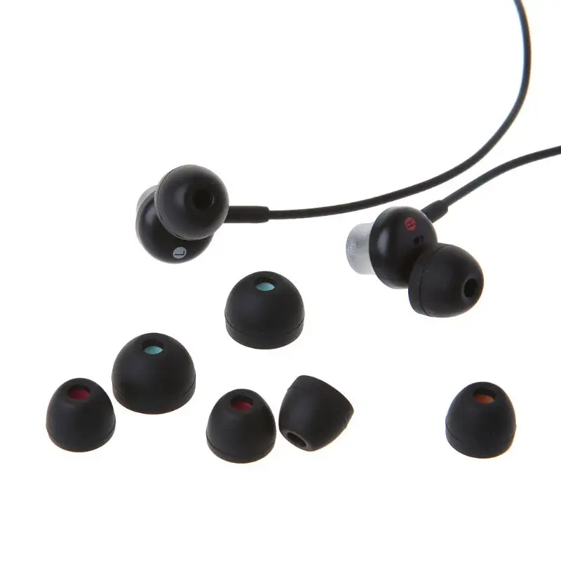 4 Pairs(XS/S/M/L) Soft Silicone Ear Pads Earphone Eartips Suit for 90% In-ear Earbuds Cover Accessories Sony Headphone | Электроника