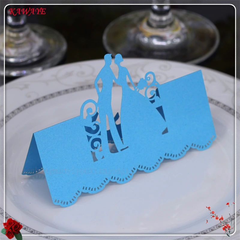 50 шт./упак. Лазерная резка Таблица CardWedding вечерние название таблицы Место Карты