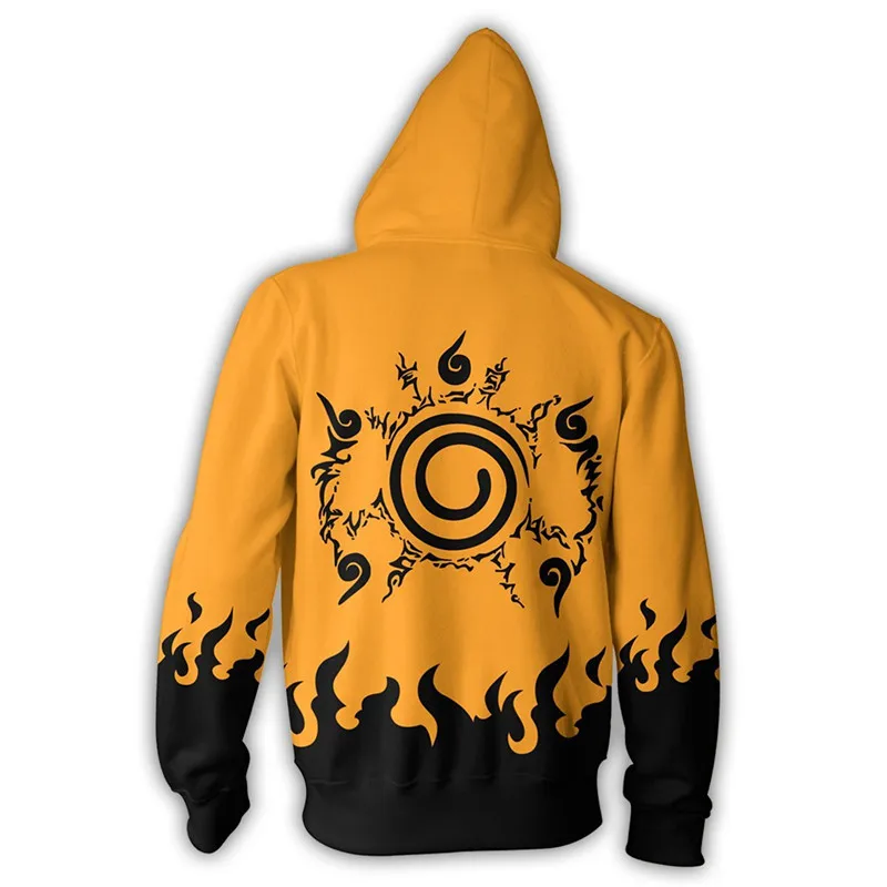 Японское аниме Hokage костюмы Наруто Узумаки кофты косплей 3D печать куртка с