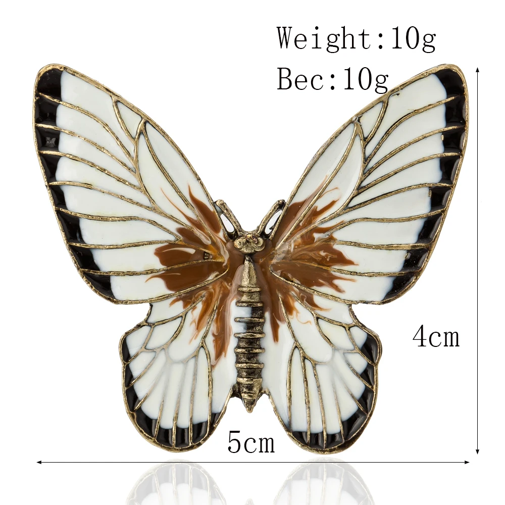 

WNGMNGL 2018 New Fashion Anamel Butterfly Brooches Women Men's Party Bouquet Brooch Pin For Suits Dress Banquet Brooch Gift
