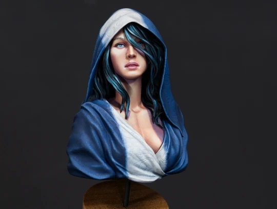 Разобранный Неокрашенный бюст 1/10 модельная фигурка из смолы Kit // BUST386|Наборы для