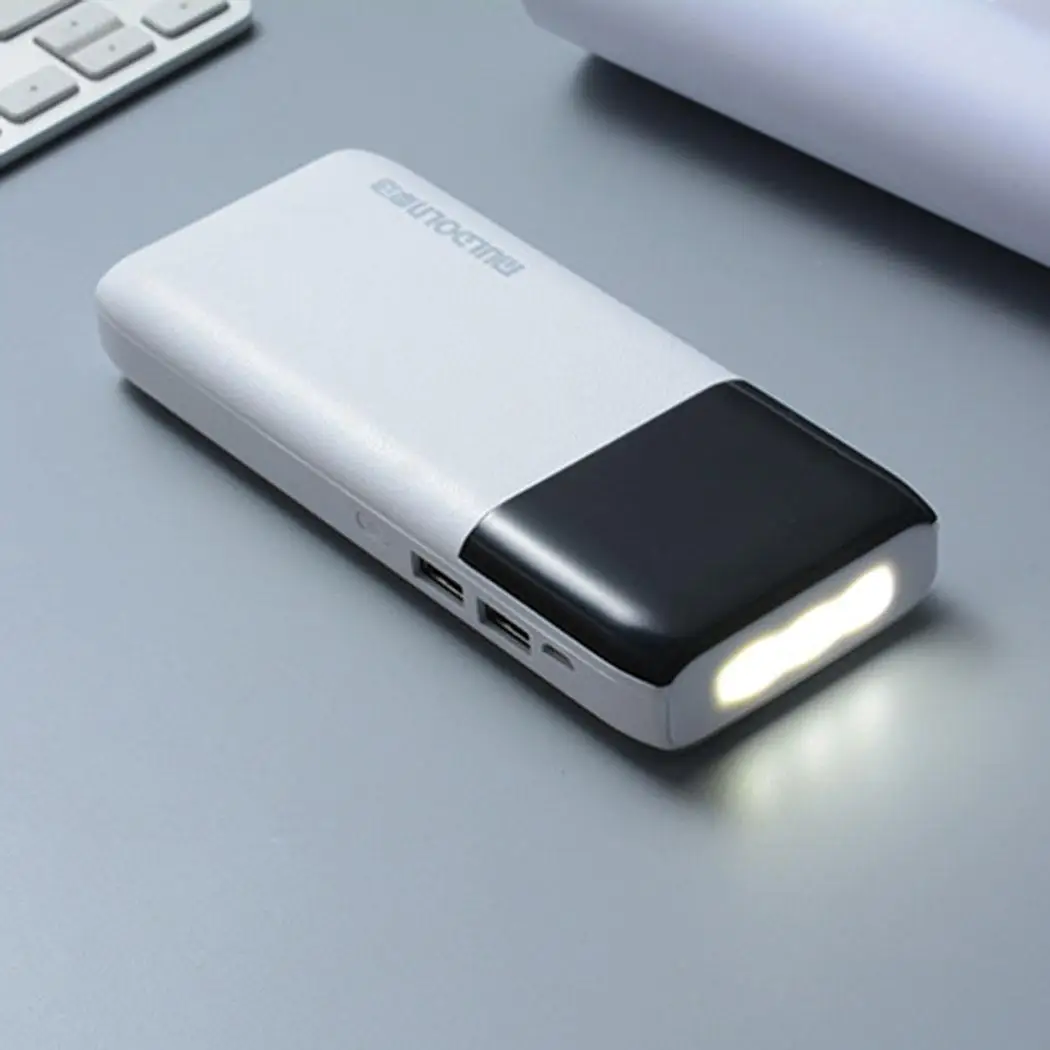 20000 мАч Внешний аккумулятор внешний 2 USB светодиодный портативное зарядное