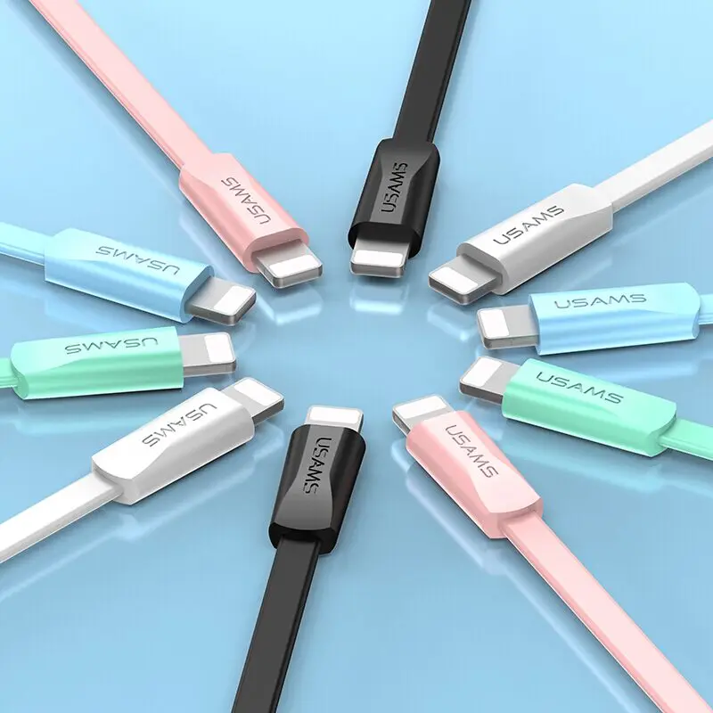 Кабель для iPhone 6 usb кабель синхронизации данных USAMS Apple X 8 7 5S Se 2A более быстрый