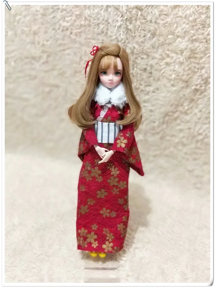 1 комплект = 2 шт. Новая Одежда для кукол модное японское кимоно с поясом для blyth licca ob24 1/6 аксессуары для кукол Одежда для кукол