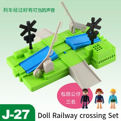 J27 Takara Tomy Plarail Trackmaster пластиковые железнодорожные пути части Аксессуары мост/туннель/станция пересечение - Цвет: J27