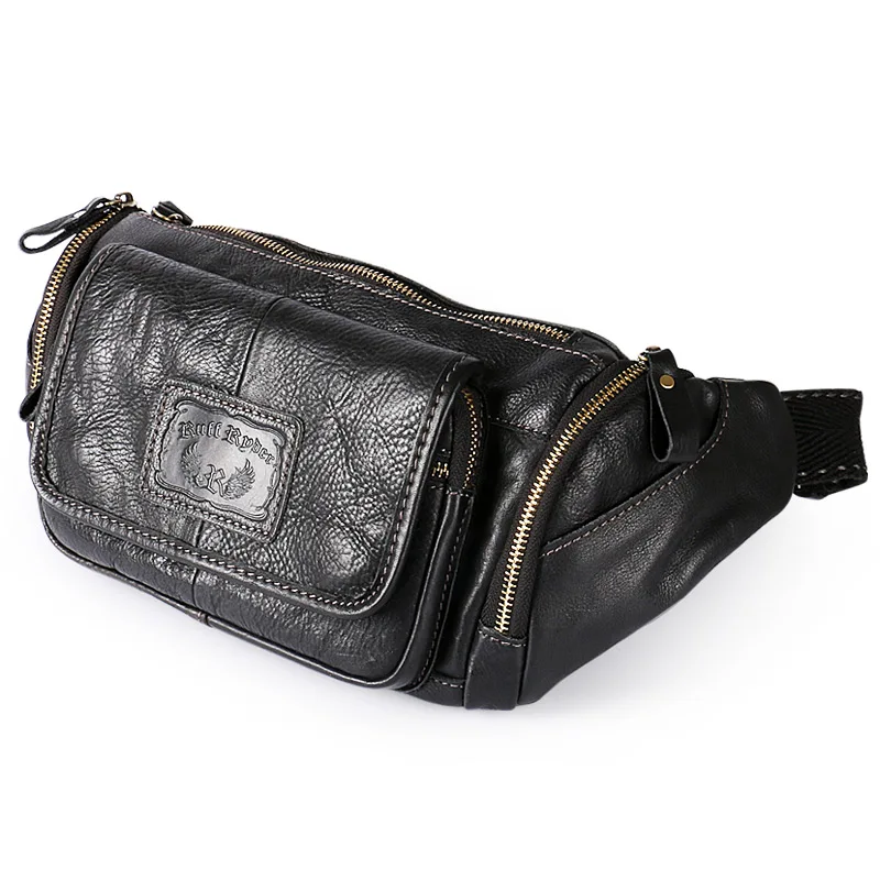 Ruil Новая мужская мода многофункциональные карманы высококачественная черная