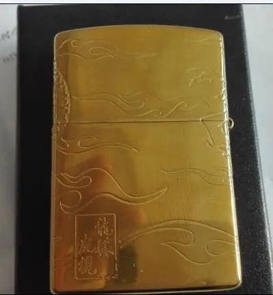 Позолоченные Металлические Ветрозащитный керосин легче цвет светлее Китая