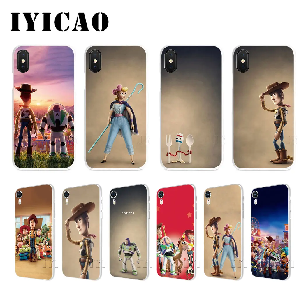 Жесткий чехол IYICAO Toy Story для Iphone 4 4s 5 5S Se 6 7 7plus 8 8Plus X XS MAX XR 6s Plus 11 pro max | Мобильные
