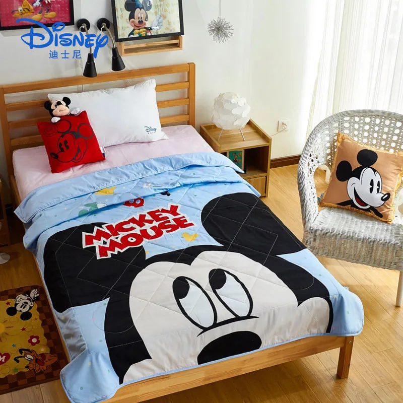 Disney Аутентичные HD 3D активная печать мультфильм Микки Маус одеяла, покрывала постельные принадлежности детские кровати дома спальни украшения - Цвет: see chart
