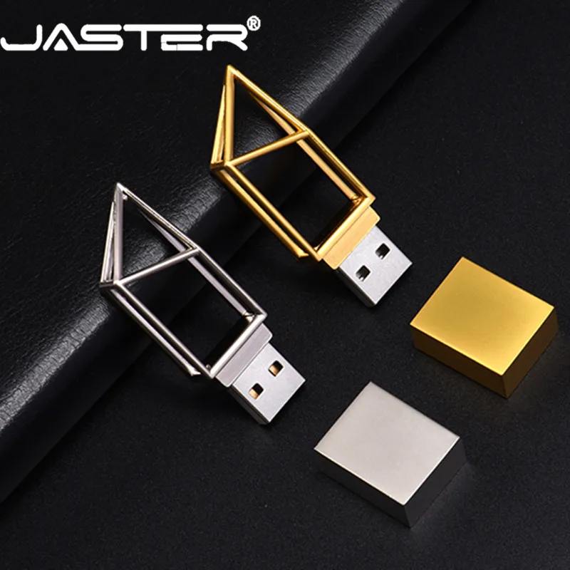 Металлический флеш накопитель JASTER 16 ГБ 8 4 64 32 ГБ|USB флэш-накопители| |