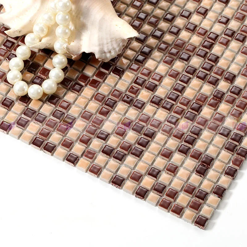 Домашний декор керамическая мозаика кухонная плитка backsplash Коричневая YY 09|mosaic