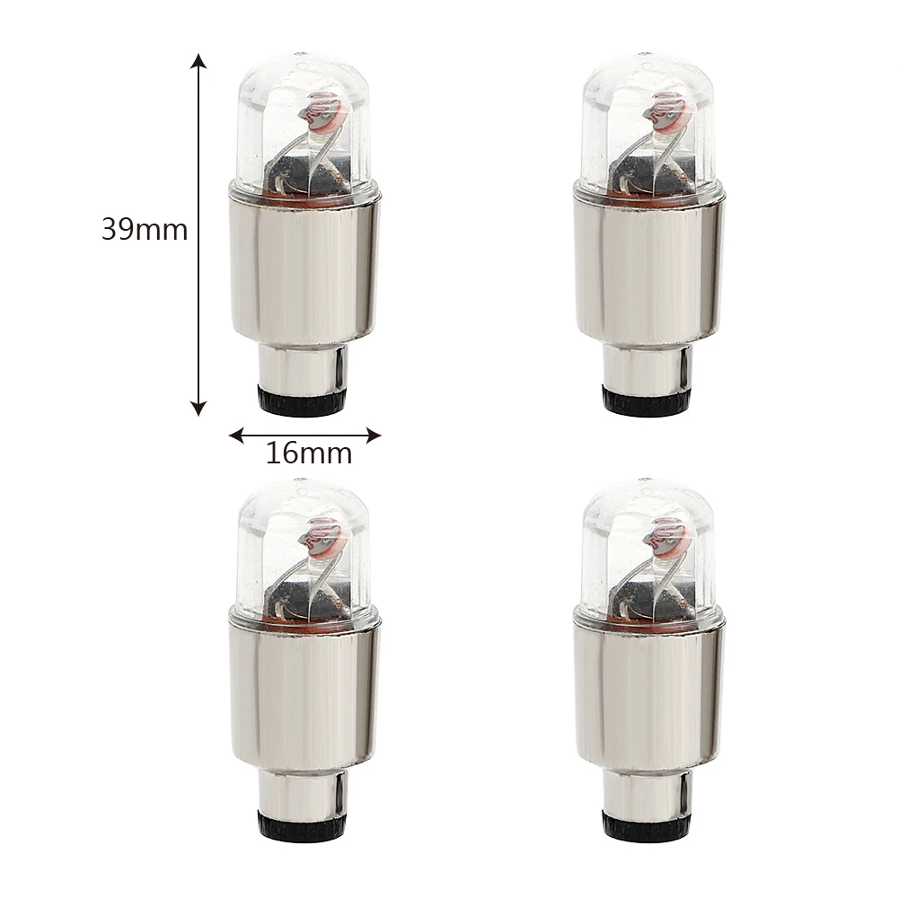 4 шт шин колпачок стержня ниппеля светодиодная подсветка для колес светильник